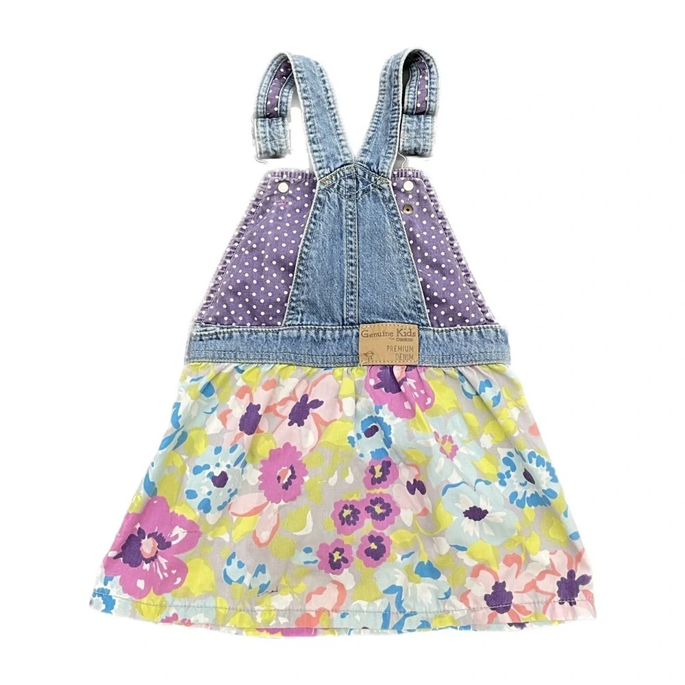 2011 Genuine Kids By Osh Kosh Overall Dress Size 3T